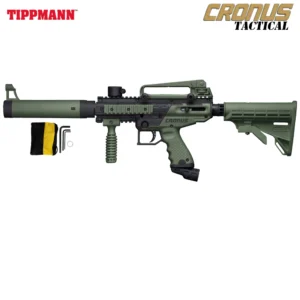 TIPPMANN CRONUS PAINTBALL GUN - TACTICAL EDITION - OLIVE/BLACK